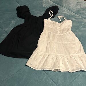 Hollister Black and White Junior Dresses (both dresses included)